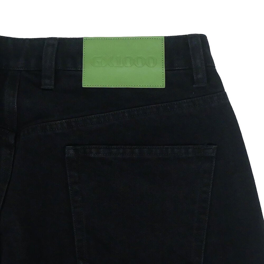 GX1000 PANTS ジーエックス1000 パンツ ジーンズ BAGGY BLACK スケートボード スケボー 04