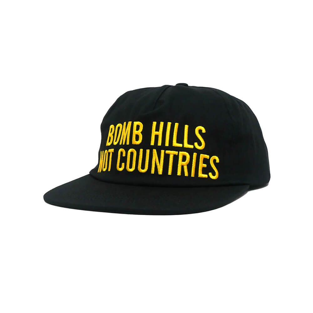 GX1000 CAP ジーエックス1000 キャップ BOMB HILLS SNAPBACK BLACK スケートボード スケボー