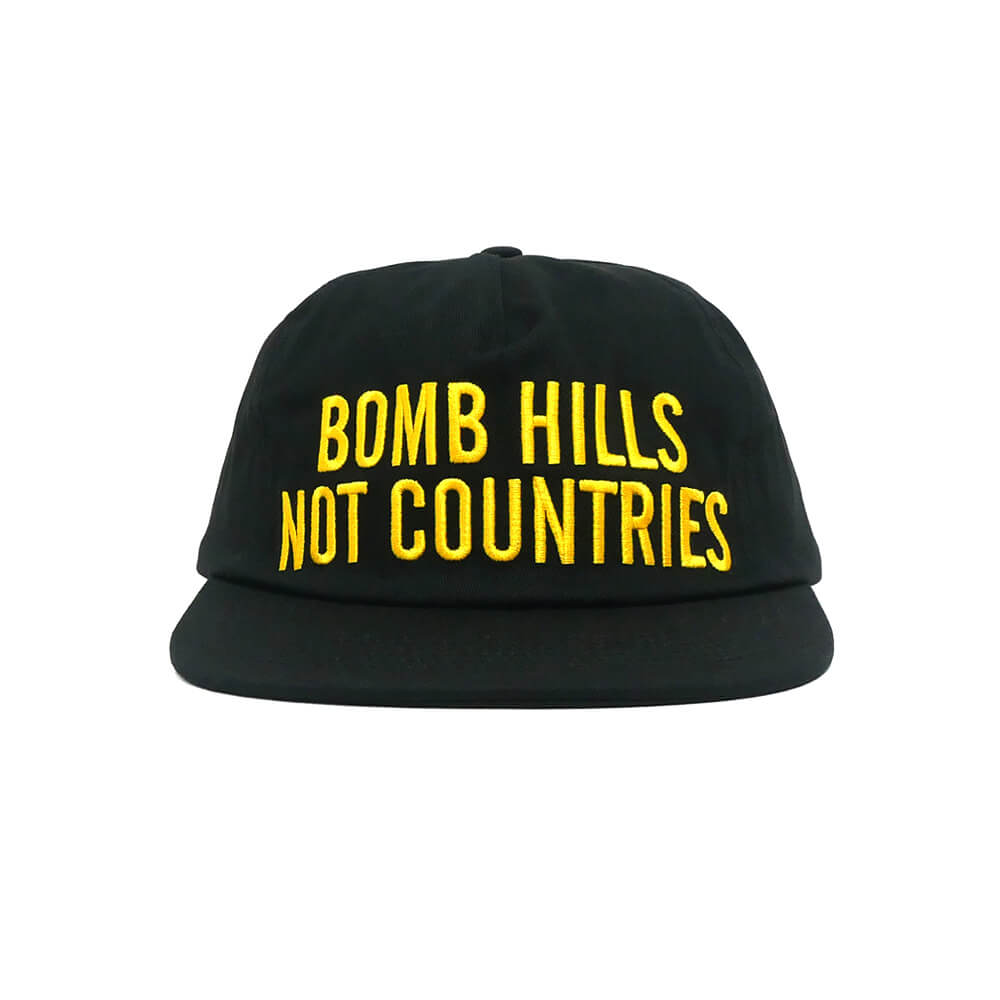 GX1000 CAP ジーエックス1000 キャップ BOMB HILLS SNAPBACK BLACK スケートボード スケボー 01