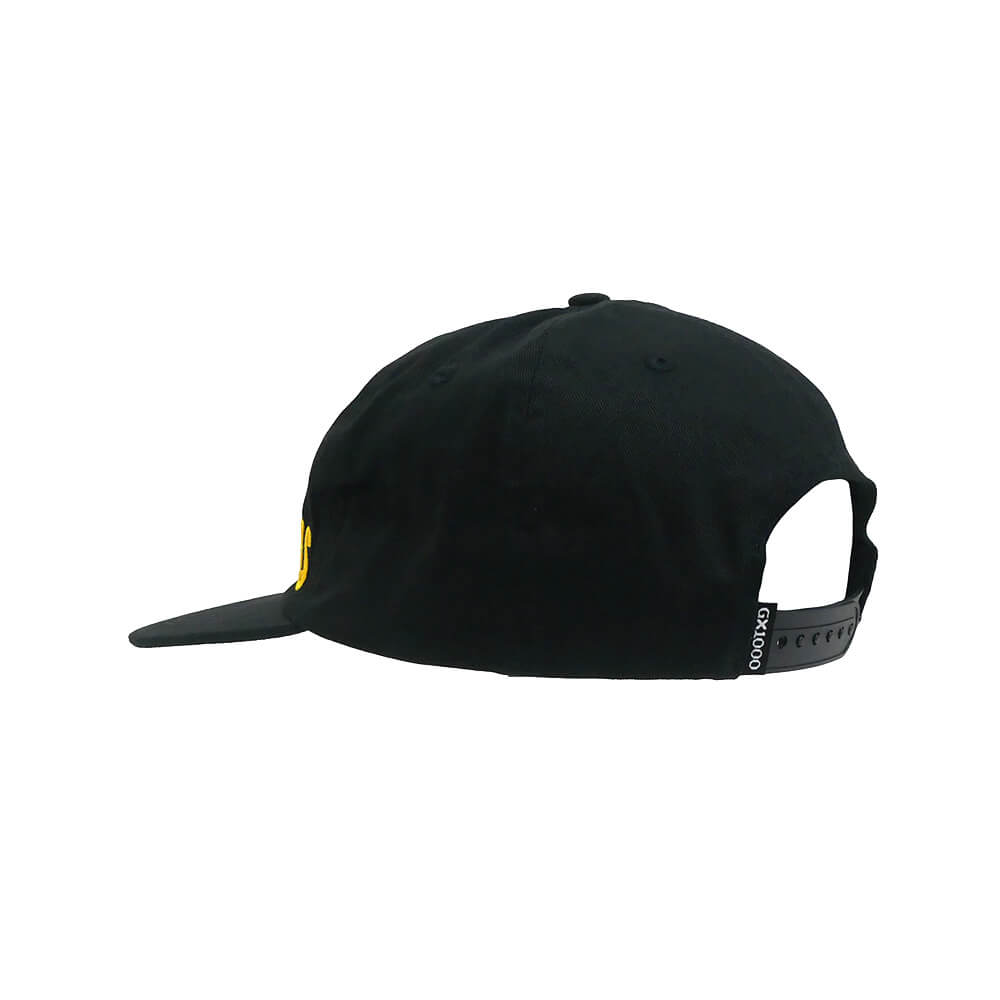 GX1000 CAP ジーエックス1000 キャップ BOMB HILLS SNAPBACK BLACK スケートボード スケボー 02