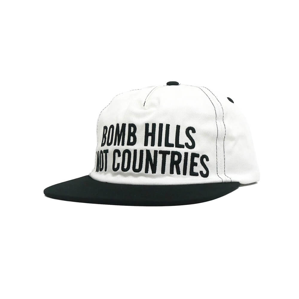 GX1000 CAP ジーエックス1000 キャップ BOMB HILLS SNAPBACK OFF WHITE/BLACK スケートボード スケボー