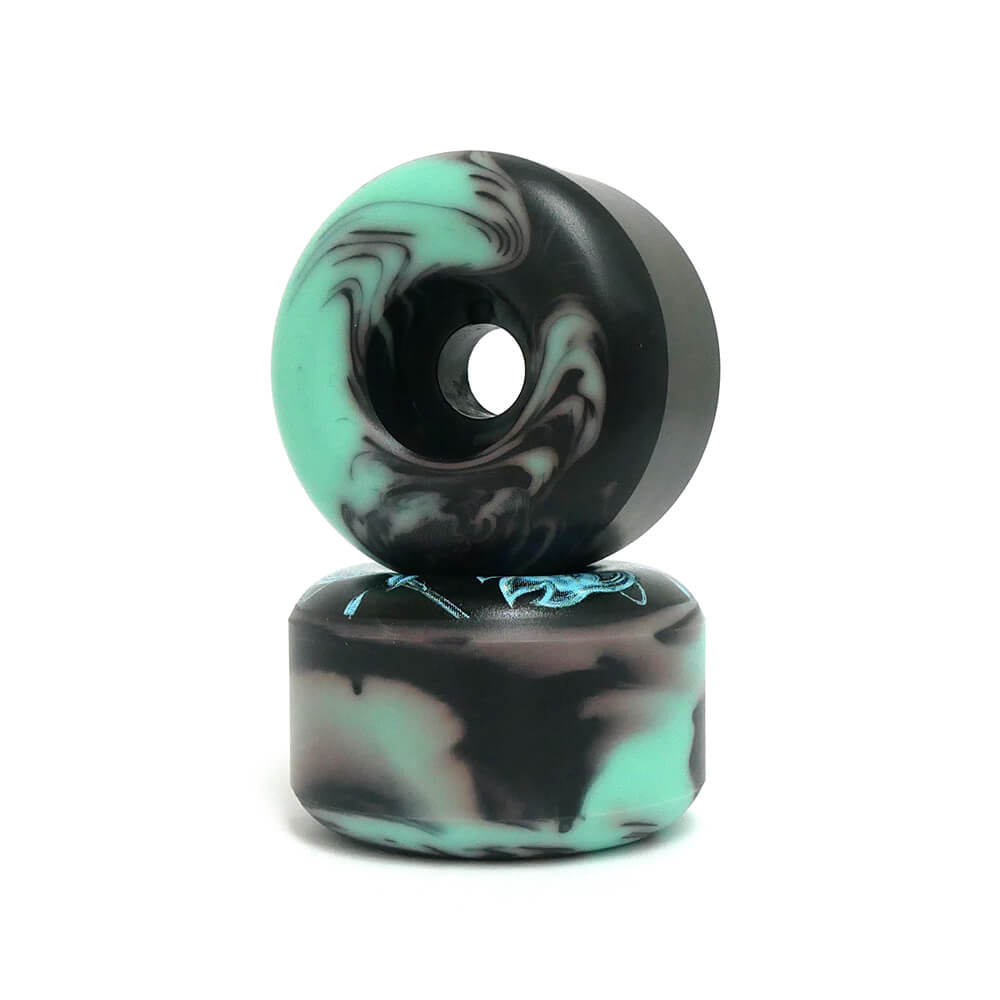 SPITFIRE WHEEL スピットファイヤー ウィール FORMULA FOUR（F4）99D RADIALS SPITFIRE X APRIL CHROME ROSE BIGHEAD BLACK/BLUE SWIRL 黒/青 56mm スケートボード スケボー 2