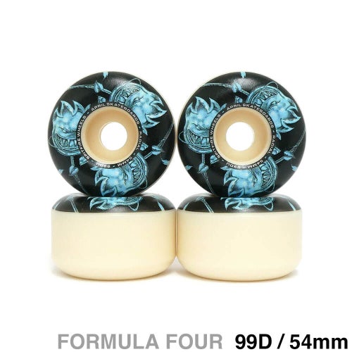 SPITFIRE WHEEL スピットファイヤー ウィール FORMULA FOUR（F4）99D RADIALS SPITFIRE X APRIL CHROME ROSE BIGHEAD 54mm スケートボード スケボー 1