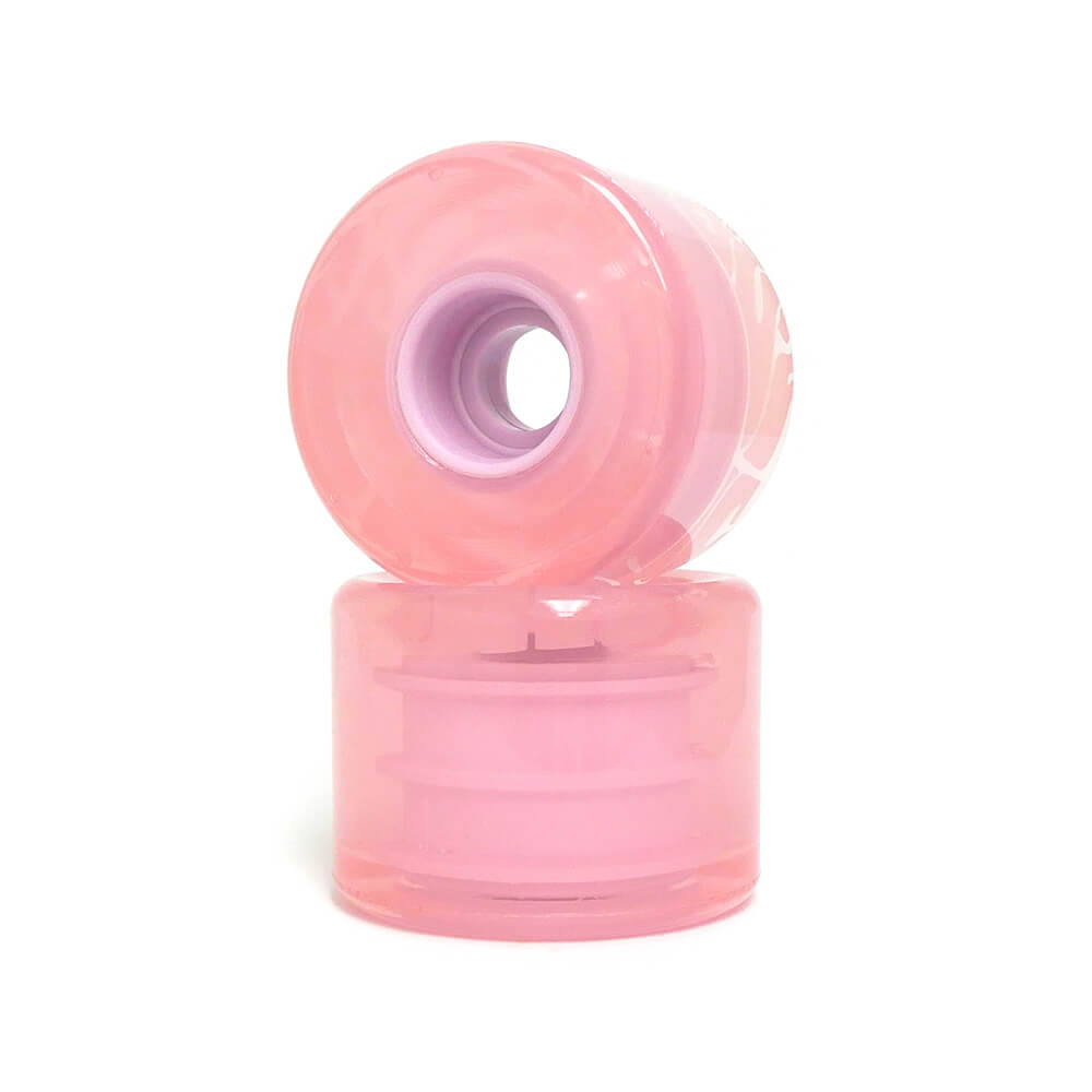 OJ WHEEL オージェー ソフトウィール（クルーザー）SUPER JUICE（78A）BUBBLE GUM TRANSPARENT ピンク 60mm スケートボード スケボー 2