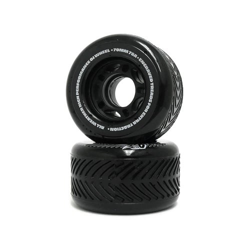 OJ WHEEL オージェー ソフトウィール（クルーザー） THUNDER JUICE（78A）DIRT TIRES VANDALS 黒 70mm スケートボード スケボー 2
