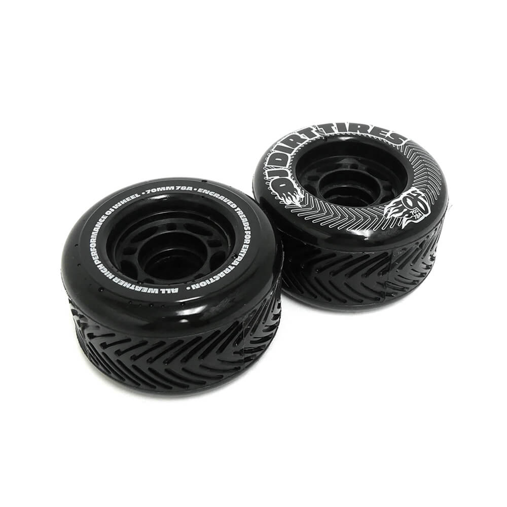 OJ WHEEL オージェー ソフトウィール（クルーザー） THUNDER JUICE（78A）DIRT TIRES VANDALS 黒 70mm スケートボード スケボー 3