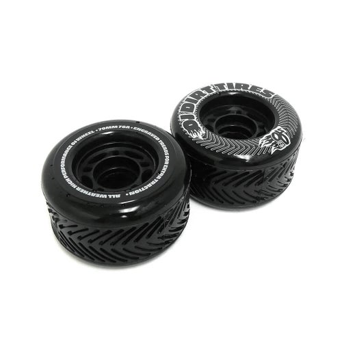 OJ WHEEL オージェー ソフトウィール（クルーザー） THUNDER JUICE（78A）DIRT TIRES VANDALS 黒 70mm スケートボード スケボー 3