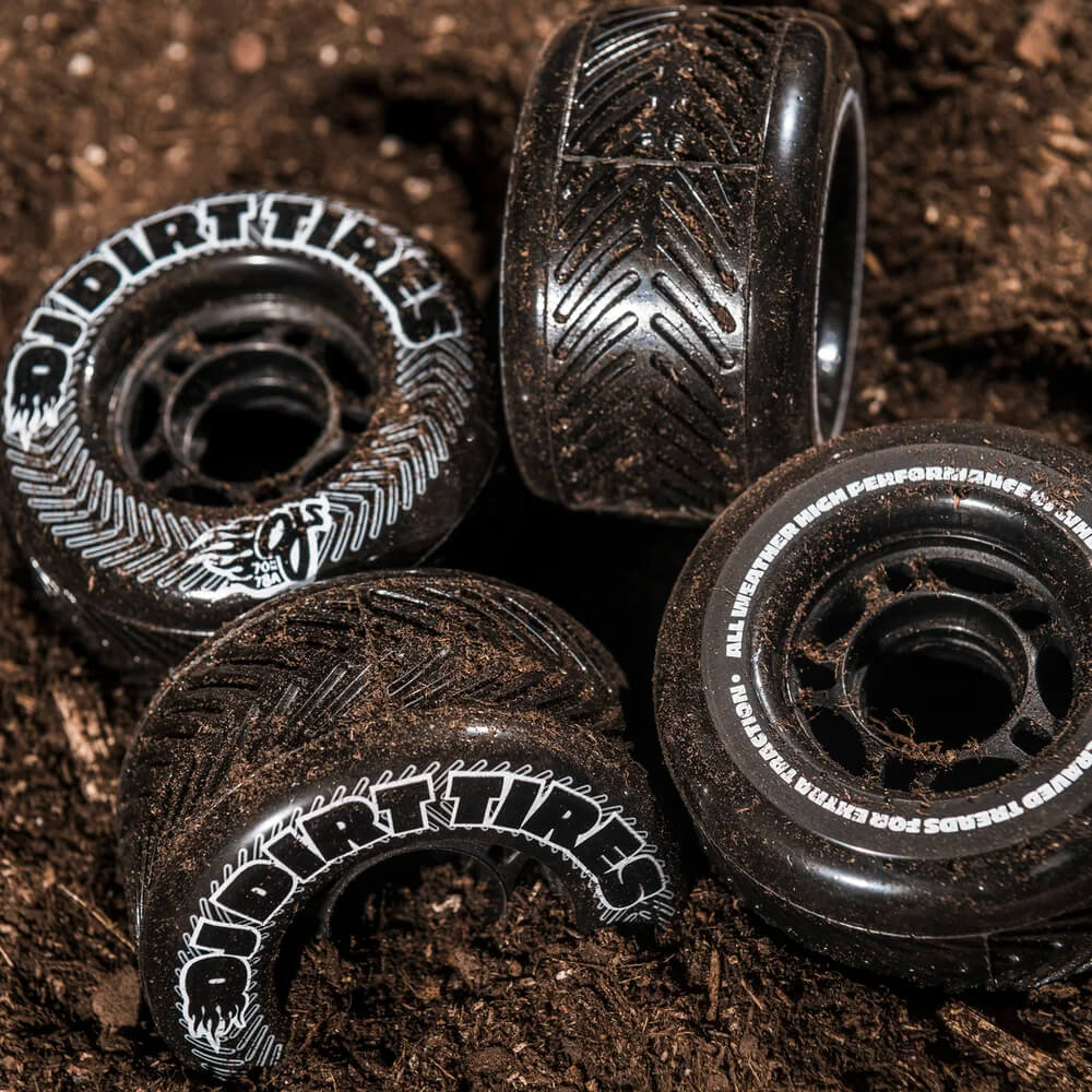 OJ WHEEL オージェー ソフトウィール（クルーザー） THUNDER JUICE（78A）DIRT TIRES VANDALS 黒 70mm スケートボード スケボー 5