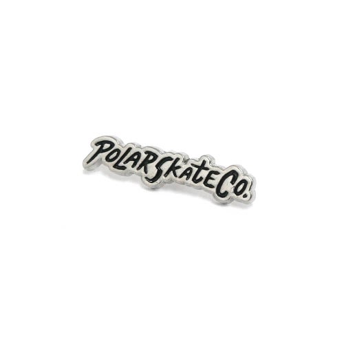 POLAR BADGE ポーラー バッジ SURF LOGO PIN SILVER スケートボード スケボー 1
