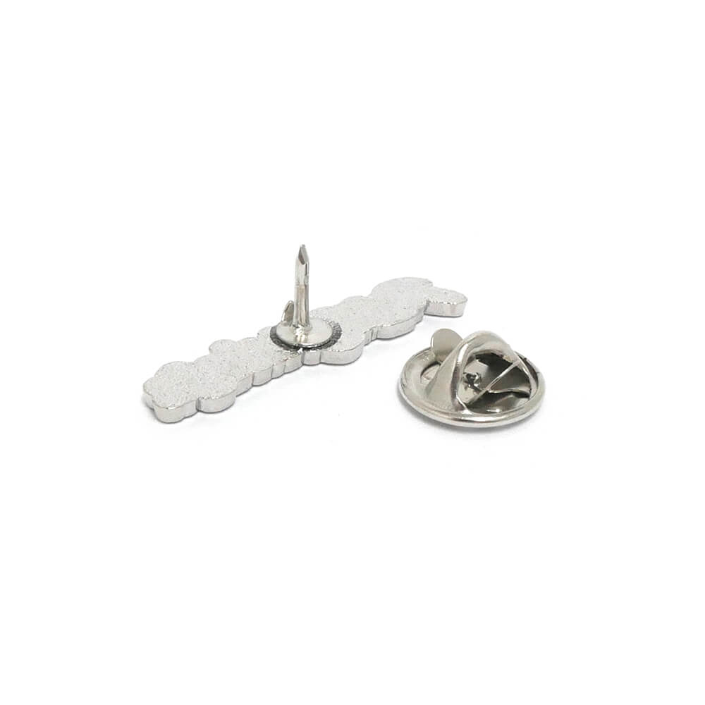 POLAR BADGE ポーラー バッジ SURF LOGO PIN SILVER スケートボード スケボー 2