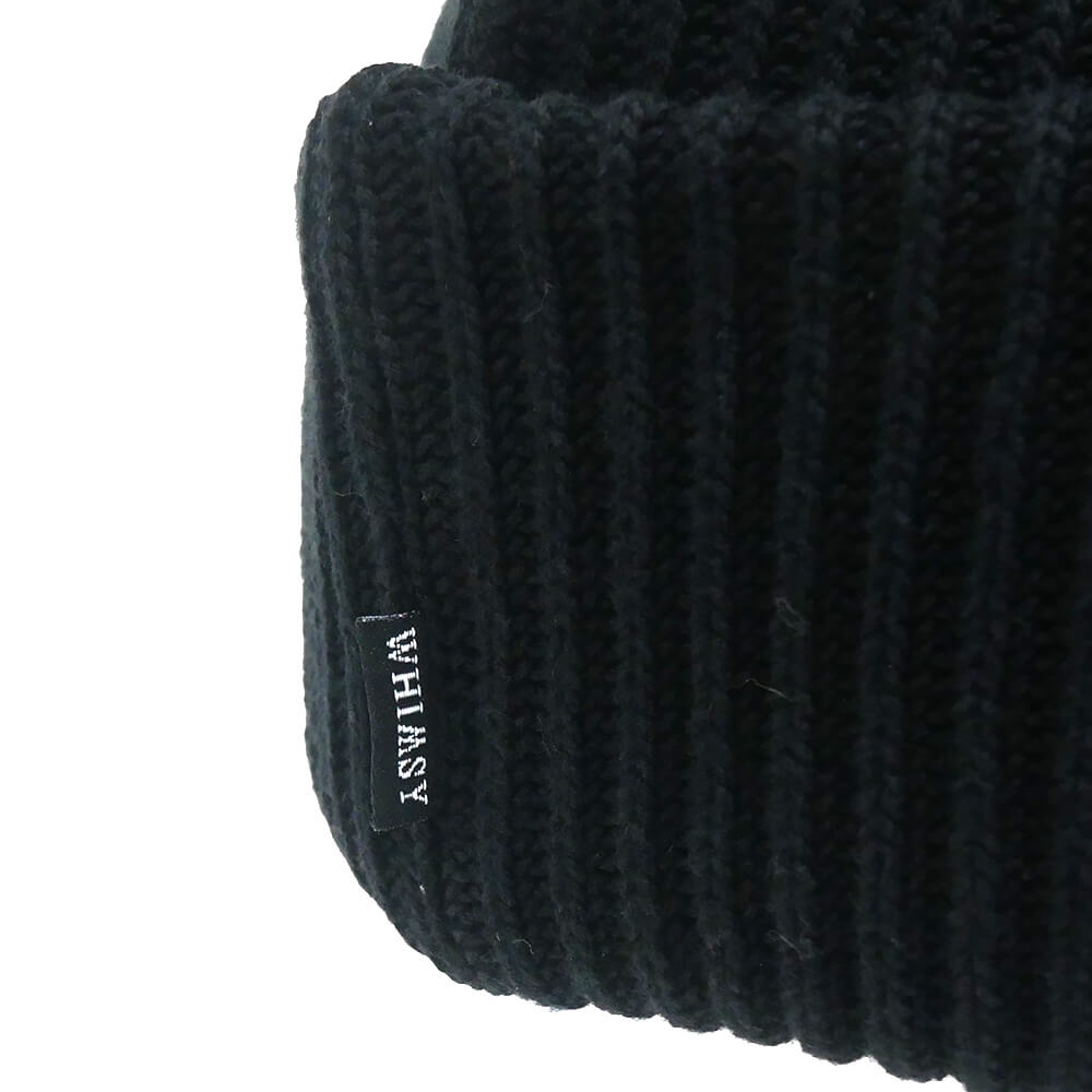 WHIMSY KNITCAP ウィムジー ニットキャップ FINE GAUGE BEANIE BLACK スケートボード スケボー 2