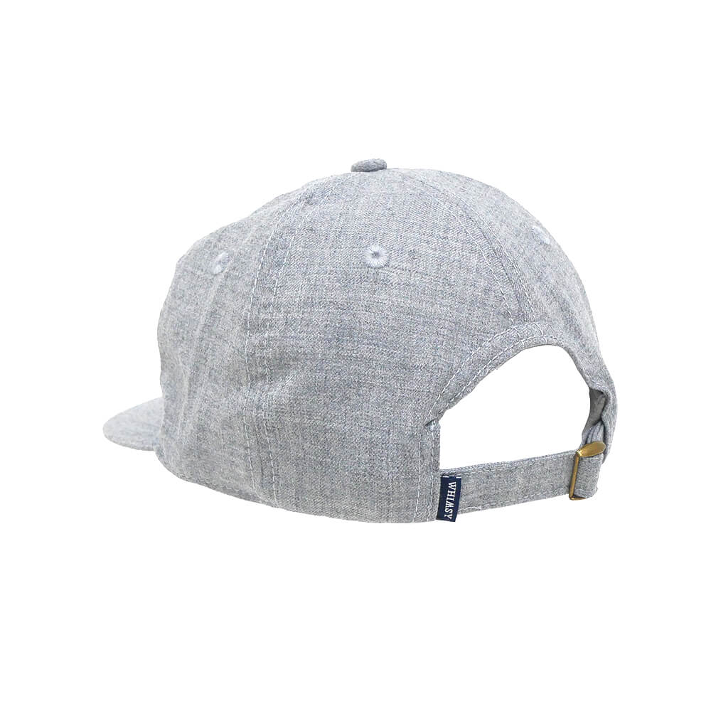 WHIMSY CAP< ウィムジー キャップ SMALL LOGO GREY スケートボード スケボー 2