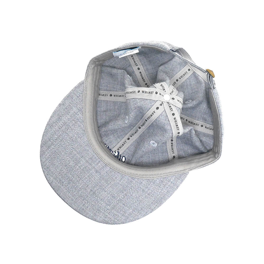 WHIMSY CAP< ウィムジー キャップ SMALL LOGO GREY スケートボード スケボー 3