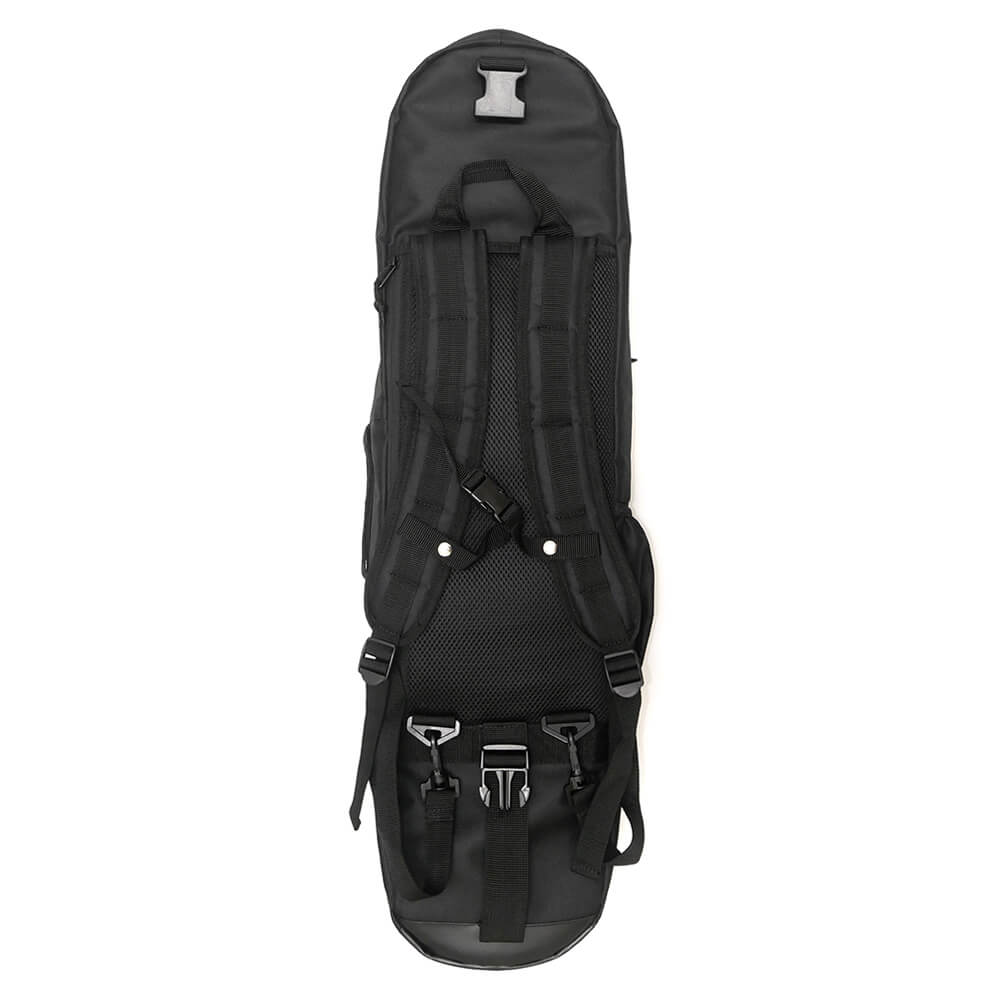 スケートボード収納可能 ESCAPO.TOKYO SKATE BAG エスカポ バッグ バックパック リュック E26 BLACK/BLACK スケートボード スケボー 3