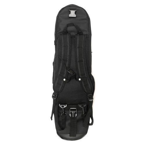 スケートボード収納可能 ESCAPO.TOKYO SKATE BAG エスカポ バッグ バックパック リュック E26 BLACK/BLACK スケートボード スケボー 3