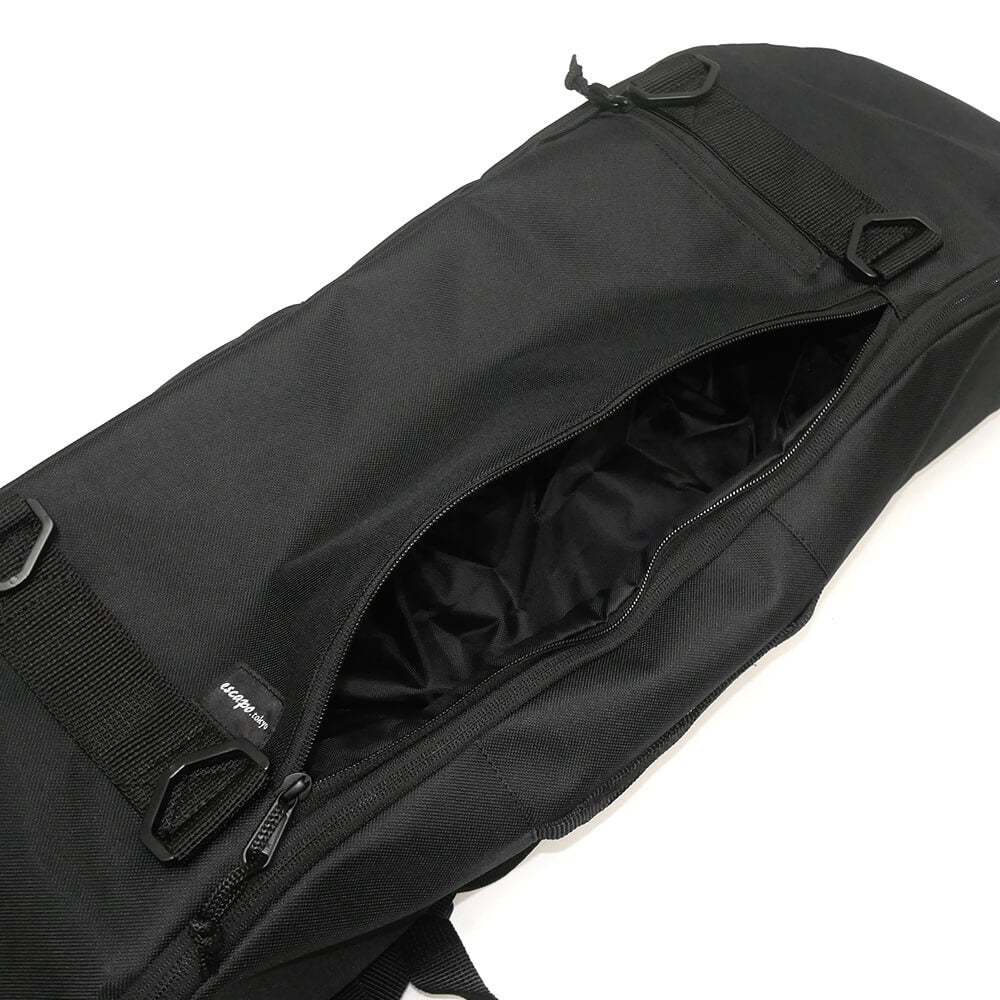 スケートボード収納可能 ESCAPO.TOKYO SKATE BAG エスカポ バッグ バックパック リュック E26 BLACK/BLACK スケートボード スケボー 5