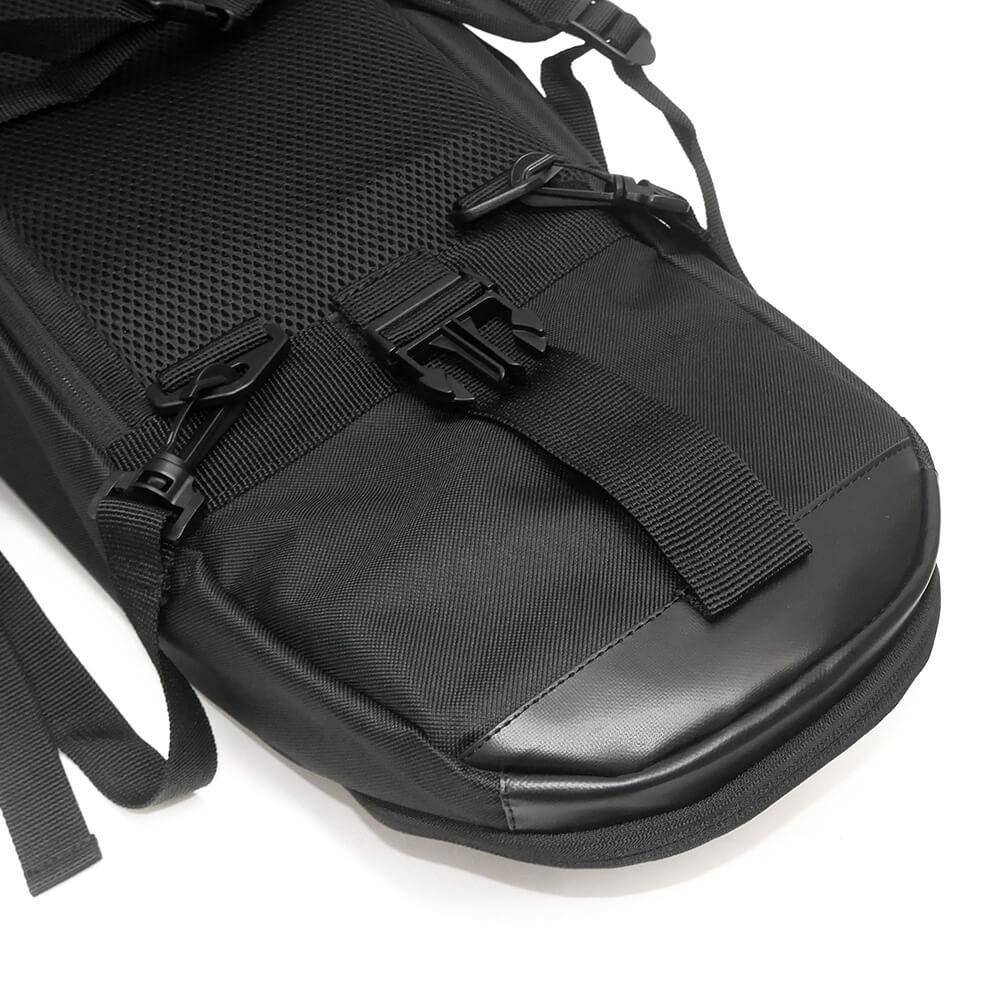 スケートボード収納可能 ESCAPO.TOKYO SKATE BAG エスカポ バッグ バックパック リュック E26 BLACK/BLACK スケートボード スケボー 7