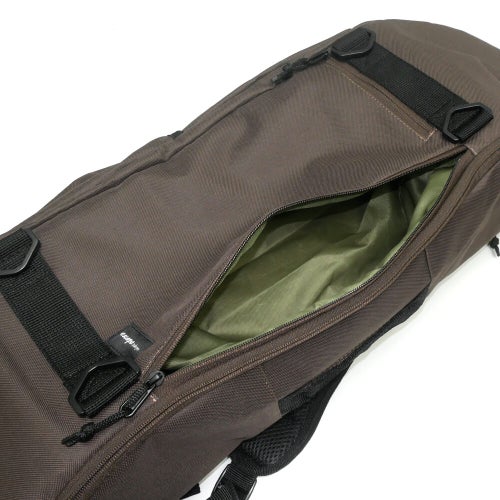 スケートボード収納可能 ESCAPO.TOKYO SKATE BAG エスカポ バッグ バックパック リュック E24 BROWN/OLIVE スケートボード スケボー 5