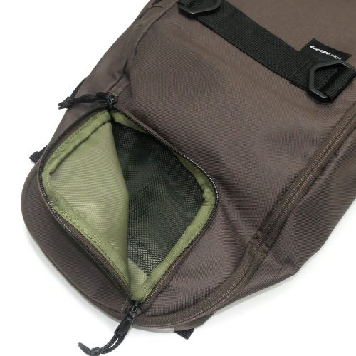 スケートボード収納可能 ESCAPO.TOKYO SKATE BAG エスカポ バッグ バックパック リュック E24 BROWN/OLIVE スケートボード スケボー 6