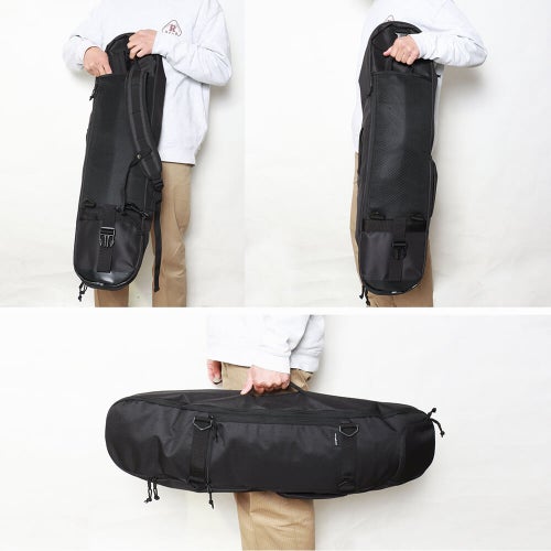 スケートボード収納可能 ESCAPO.TOKYO SKATE BAG エスカポ バッグ バックパック リュック E23 OLIVE/GREY スケートボード スケボー 13