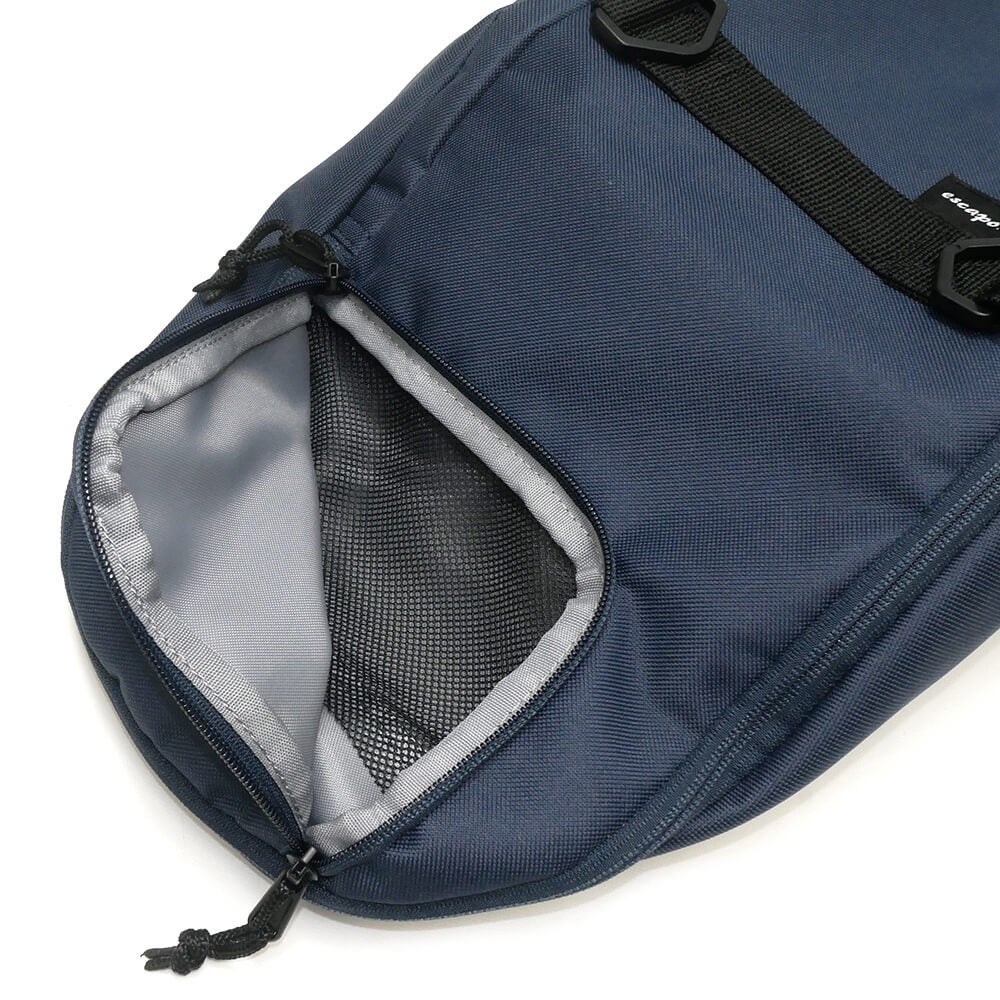 スケートボード収納可能 ESCAPO.TOKYO SKATE BAG エスカポ バッグ バックパック リュック E22 NAVY/GREY スケートボード スケボー 6