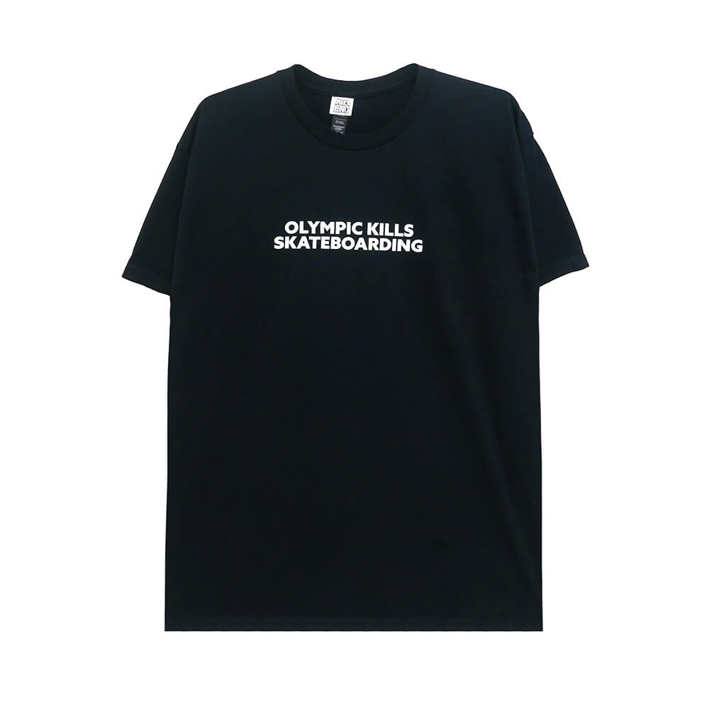 NO END T-SHIRT ノーエンド Tシャツ KILLS BLACK スケートボード スケボー