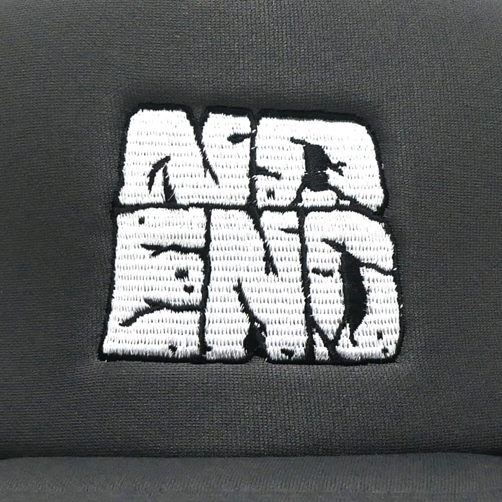 NO END MESHCAP ノーエンド メッシュキャップ  LOGO MESH  CHARCOAL スケートボード スケボー 4