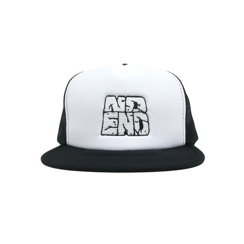 NO END MESHCAP ノーエンド メッシュキャップ LOGO MESH BLACK  スケートボード スケボー 1