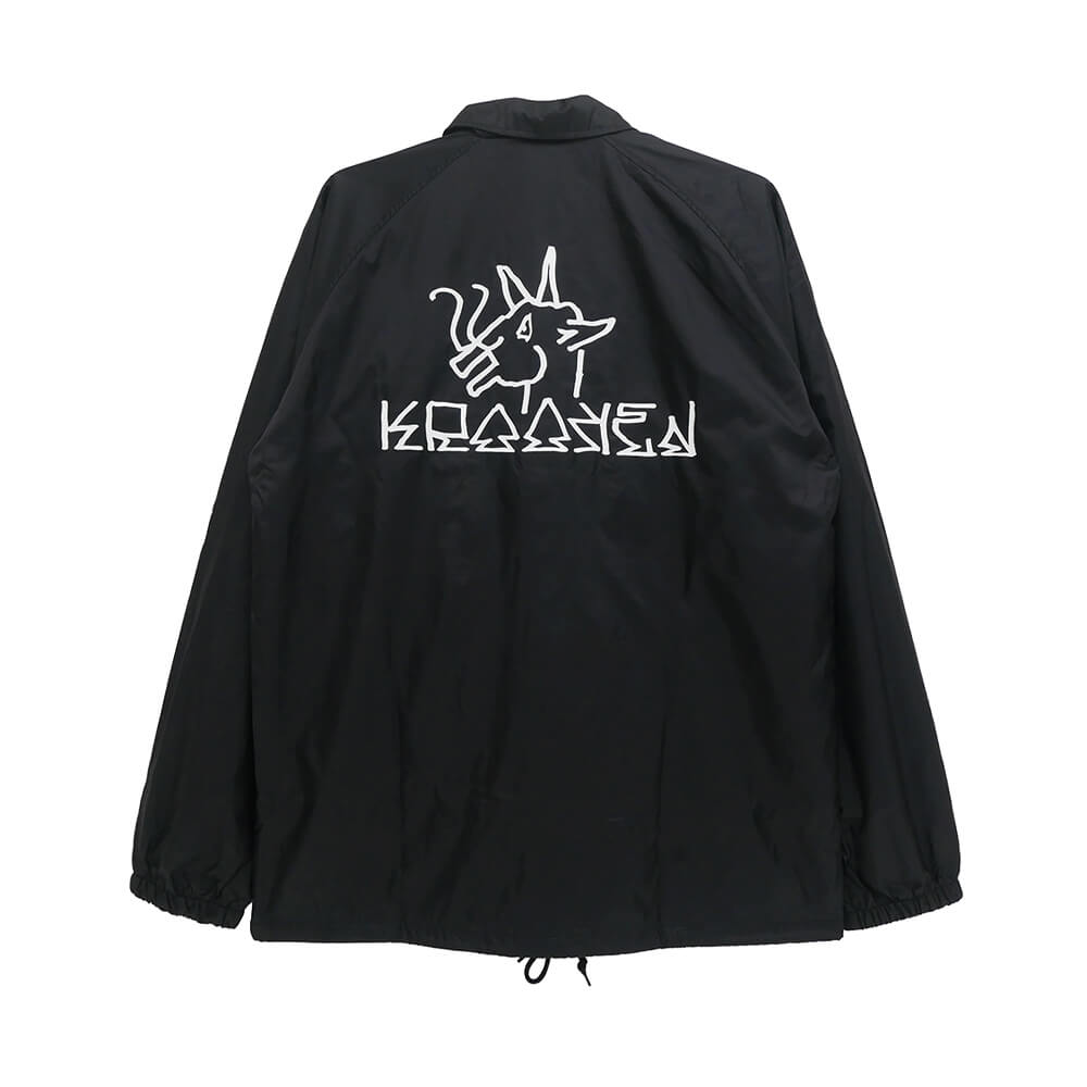 KROOKED JACKET  クルキッド  ジャケット TARRAGON COACHES  BLACK スケートボード スケボー