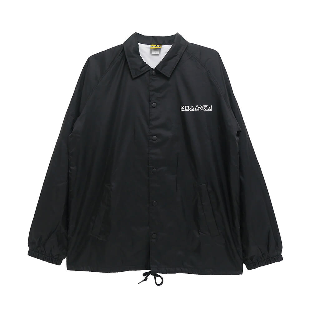 KROOKED JACKET  クルキッド  ジャケット TARRAGON COACHES  BLACK スケートボード スケボー 1