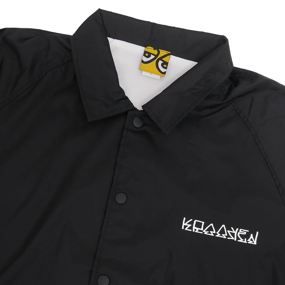 KROOKED JACKET  クルキッド  ジャケット TARRAGON COACHES  BLACK スケートボード スケボー 2