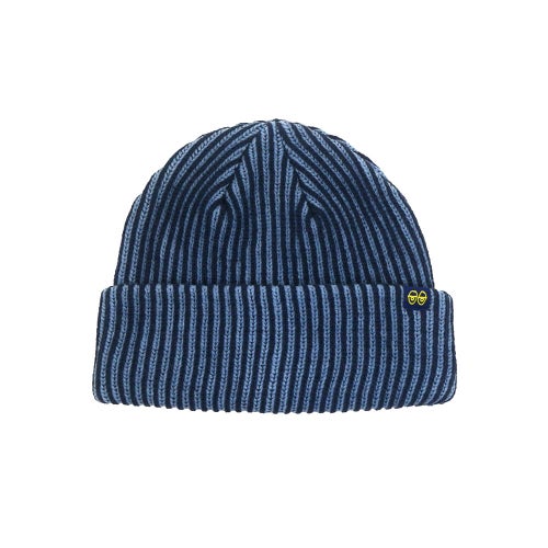 KROOKED KNITCAP  クルキッド ニットキャップ EYES CLIP BEANIE NAVY  スケートボード スケボー 
