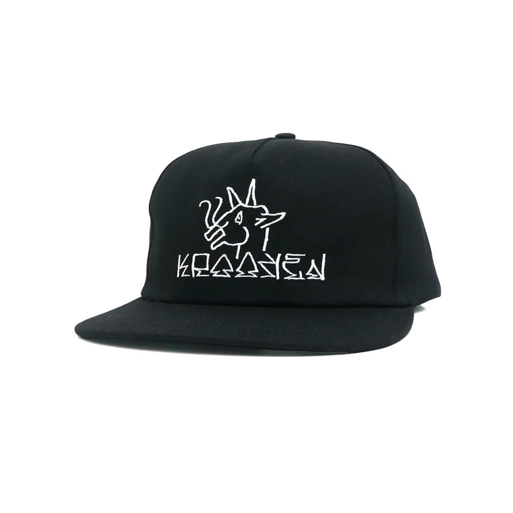 KROOKED CAP クルキッド  キャップ  TARRAGON SNAPBACK  BLACK  スケートボード スケボー 