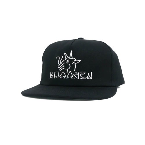 KROOKED CAP クルキッド  キャップ  TARRAGON SNAPBACK  BLACK  スケートボード スケボー 