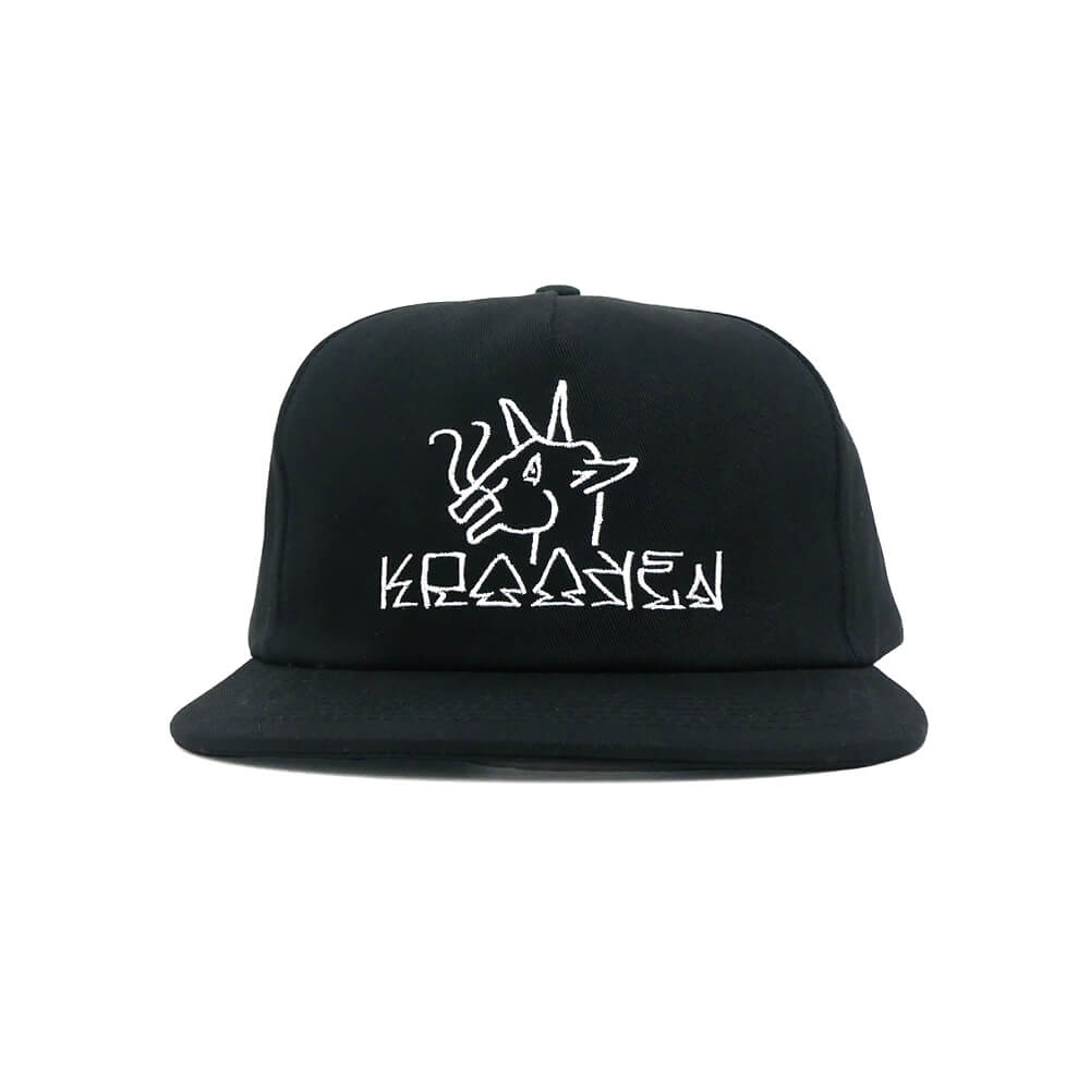 KROOKED CAP クルキッド  キャップ  TARRAGON SNAPBACK  BLACK  スケートボード スケボー 1