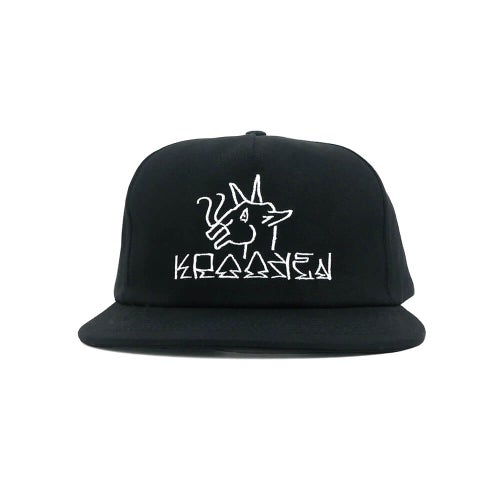 KROOKED CAP クルキッド  キャップ  TARRAGON SNAPBACK  BLACK  スケートボード スケボー 1