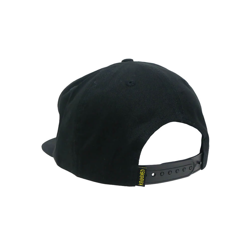 KROOKED CAP クルキッド  キャップ  TARRAGON SNAPBACK  BLACK  スケートボード スケボー 2