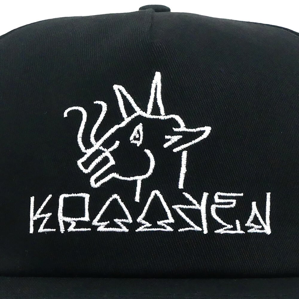 KROOKED CAP クルキッド  キャップ  TARRAGON SNAPBACK  BLACK  スケートボード スケボー 4