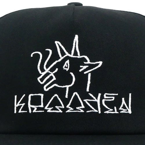 KROOKED CAP クルキッド  キャップ  TARRAGON SNAPBACK  BLACK  スケートボード スケボー 4
