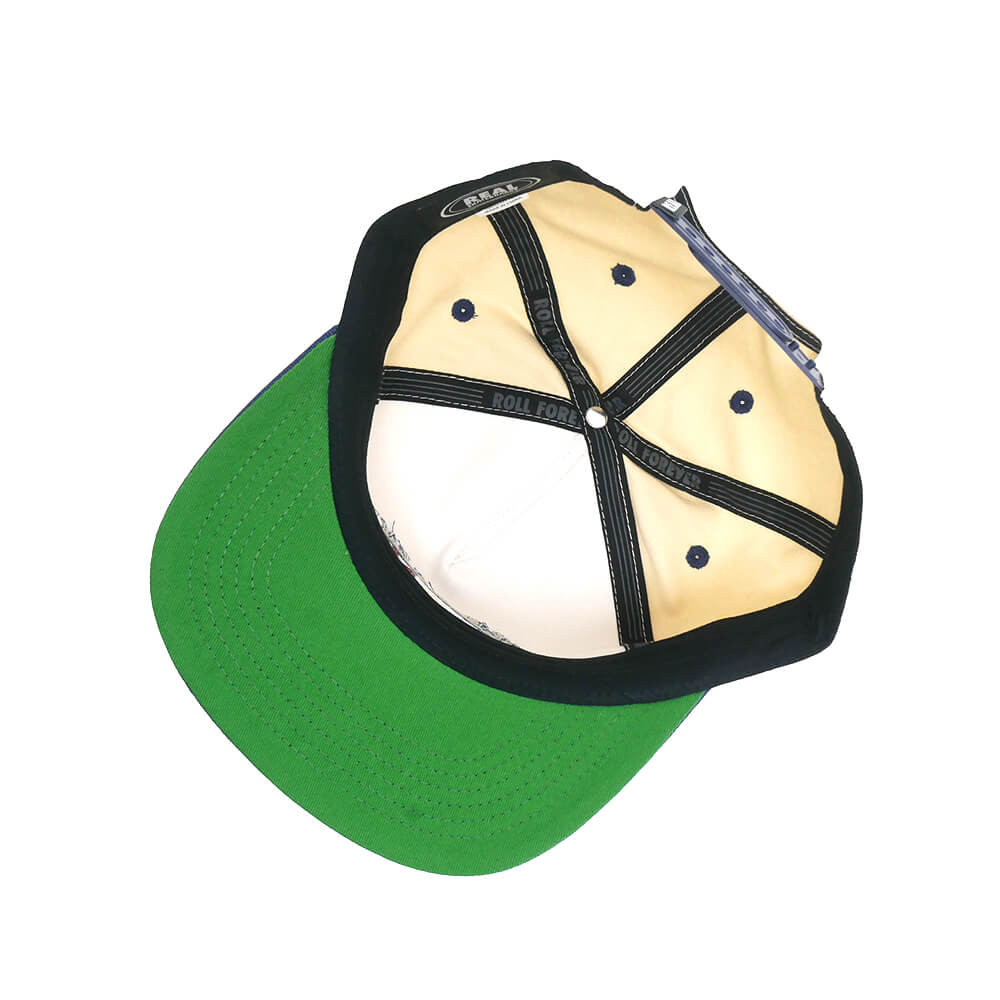 REAL CAP リアル キャップ THIRD & ARMY SNAPBACK NATURAL/NAVY