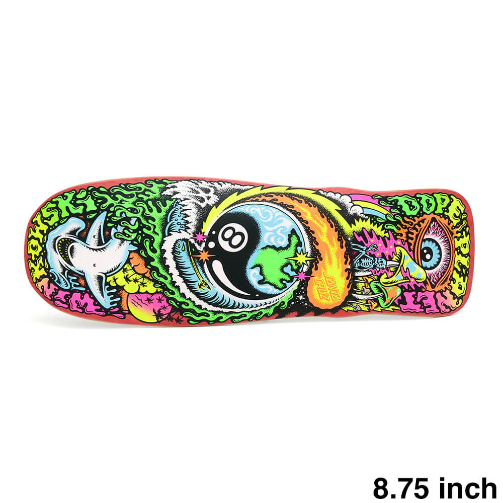SANTA CRUZ DECK サンタクルーズ デッキ ERICK WINKOWSKI DOPE PLANET MICRO FREAKS RED STAIN 8.75 スケートボード スケボー 1