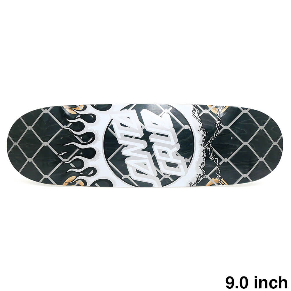 SANTA CRUZ DECK サンタクルーズ デッキ TEAM FORGING DOT 9.0 WHEEL WELLS スケートボード スケボー 1