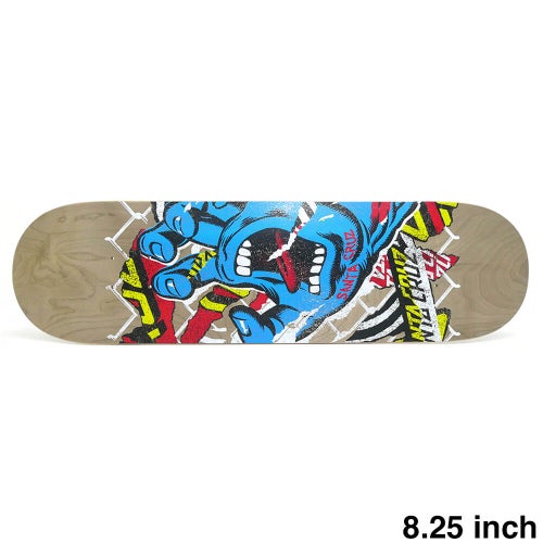 SANTA CRUZ DECK サンタクルーズ デッキ TEAM DAMAGED HAND 8.25 スケートボード スケボー 1
