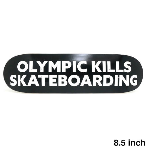 NO END DECK ノーエンド デッキ TEAM KILLS BLACK 8.5 スケートボード スケボー 1