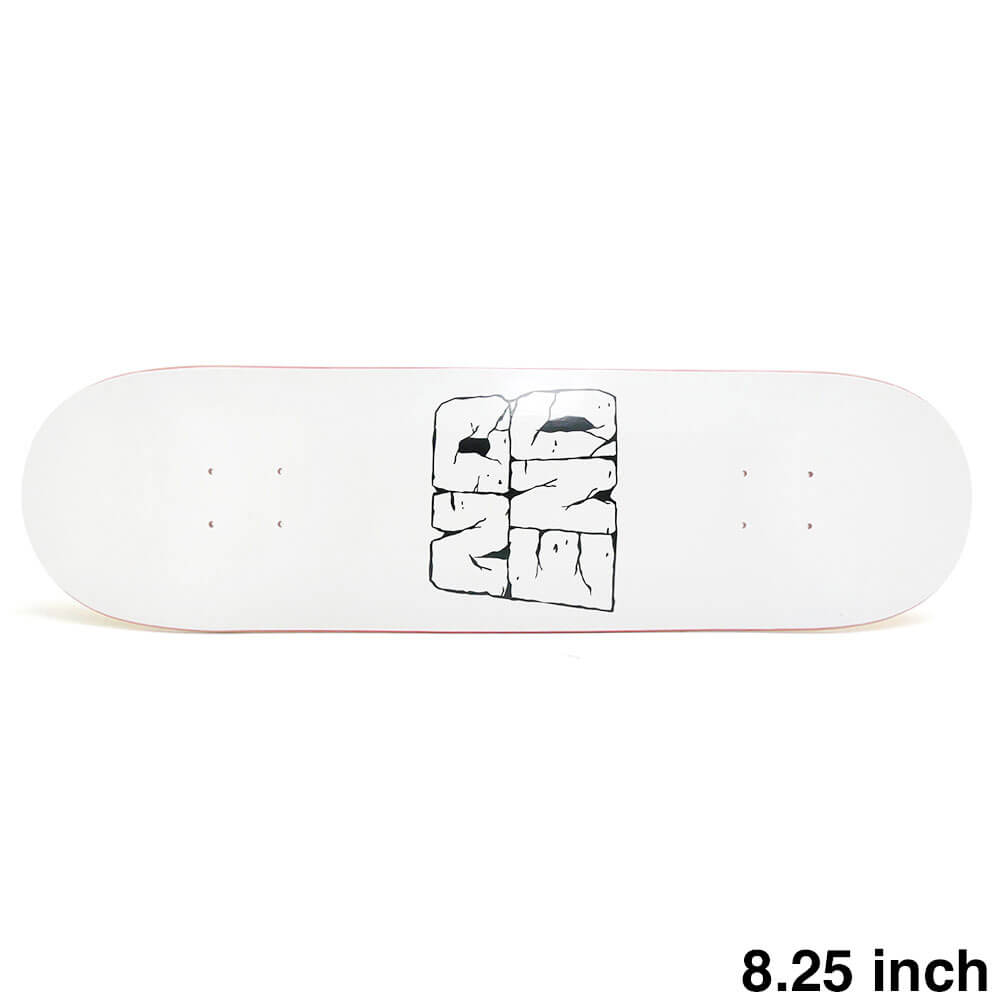NO END DECK ノーエンド デッキ TEAM LOGO WHITE 8.25 スケートボード スケボー 1