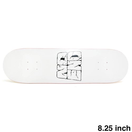 NO END DECK ノーエンド デッキ TEAM LOGO WHITE 8.25 スケートボード スケボー 1
