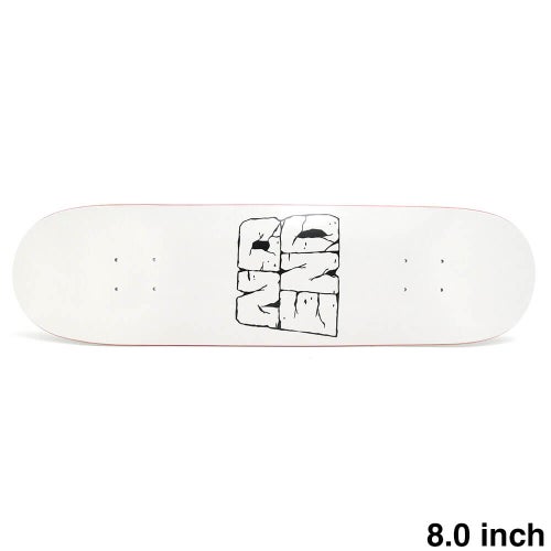 NO END DECK ノーエンド デッキ TEAM LOGO WHITE 8.0 スケートボード スケボー 1