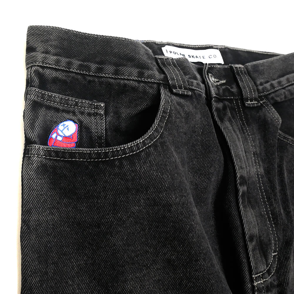 POLAR JEANS  ポーラー  パンツ ジーンズ ビッグボーイ オージー BIG BOY OG  SILVER BLACK スケートボード スケボー 1