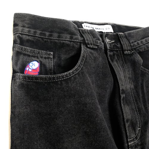 POLAR JEANS  ポーラー  パンツ ジーンズ ビッグボーイ オージー BIG BOY OG  SILVER BLACK スケートボード スケボー 1