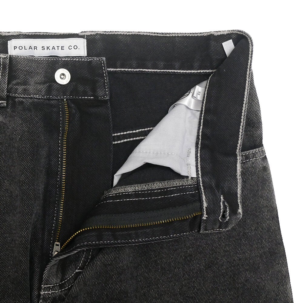 POLAR JEANS  ポーラー  パンツ ジーンズ ビッグボーイ オージー BIG BOY OG  SILVER BLACK スケートボード スケボー 3